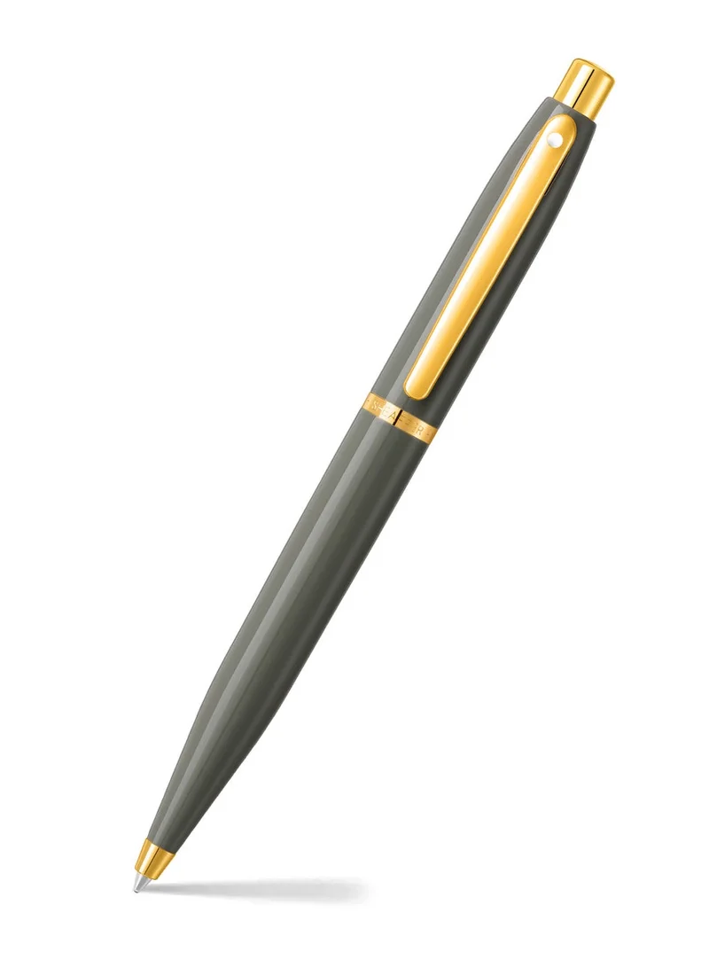 Sheaffer Sheaffer® VFM 9427 Glossy Light Gray Ballpoint Pen With PVD Gold-Tone Trim