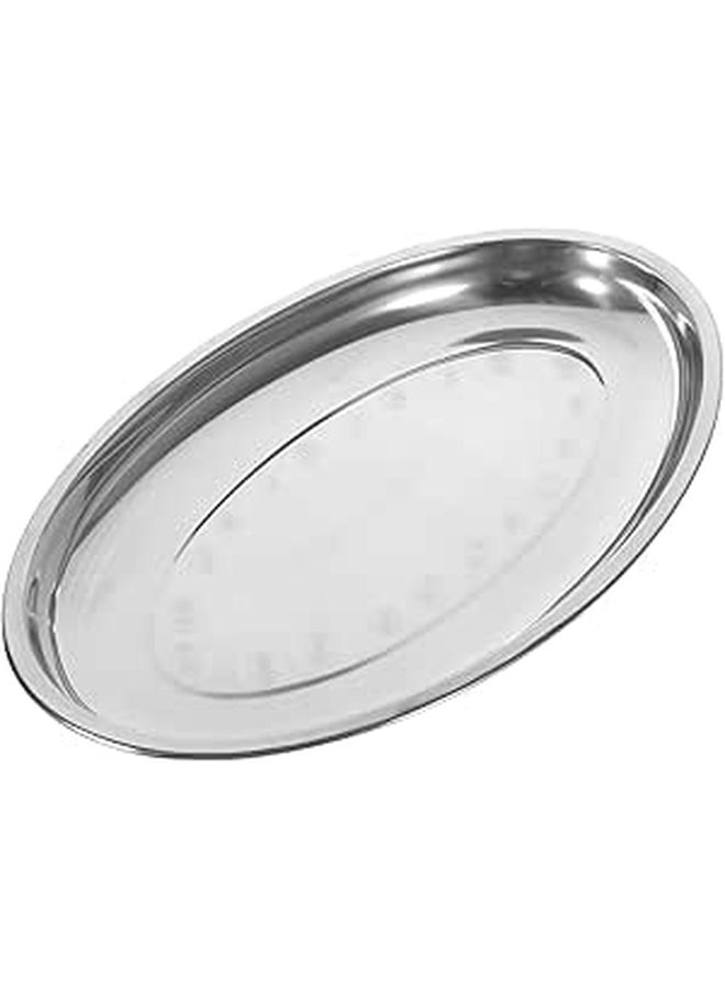 Stainless Steel Serving Platter Large Size for Charcuterie and Dining Room - Image 1