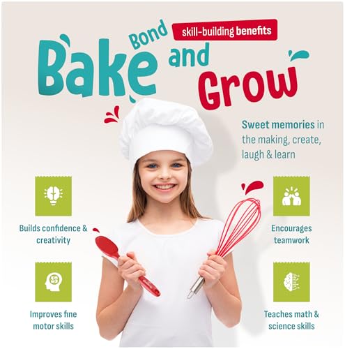Baketivity 31-Piece Kids Baking Tools Set – Real Cooking Utensils for Children – Safe, Durable, and Fun Kitchen Accessories – Gift for Young Chefs - Image 4