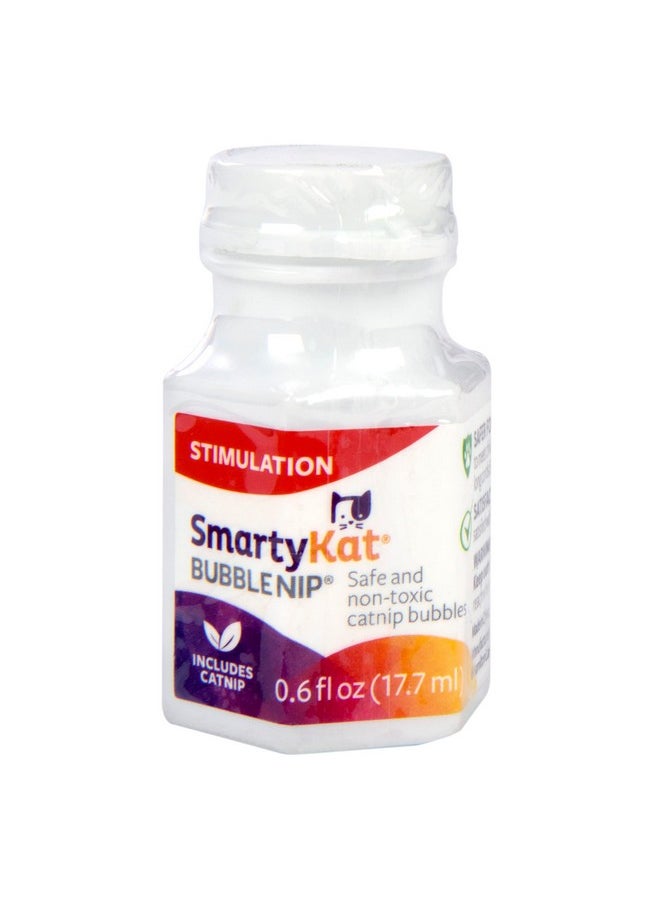 SmartyKat SmartyKat Bubble Nip Catnip Bubbles for Cats & Kittens, Safe for Pets - Trial Size, 0.6 Fluid Ounce  - Image 1