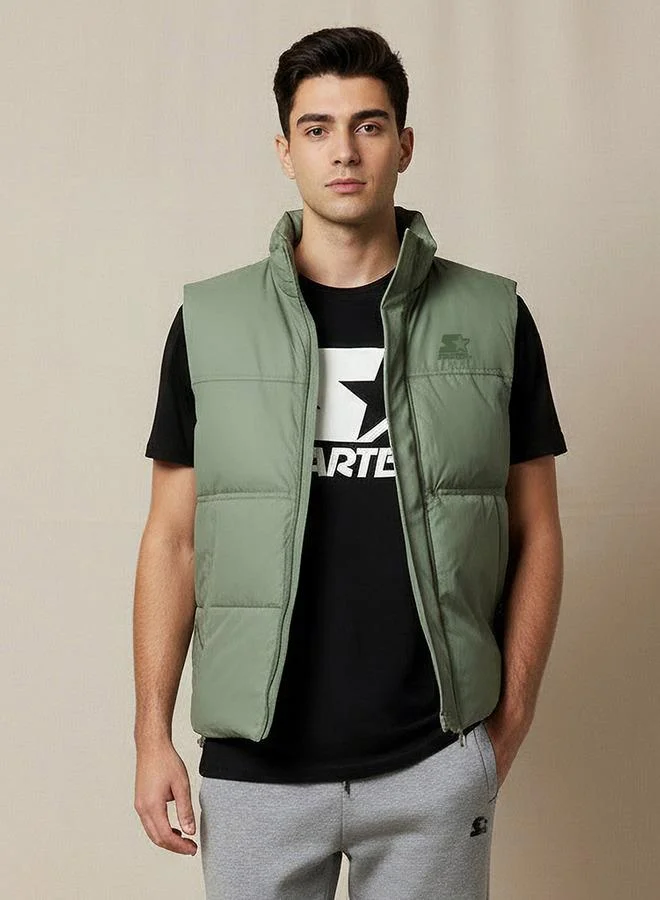 ستارتر Men Relaxed Fit Quilted Sleeveless Puffer Jacket