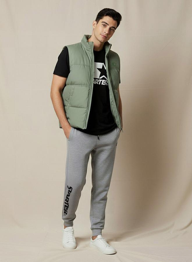 STARTER Men Relaxed Fit Quilted Sleeveless Puffer Jacket - Image 2