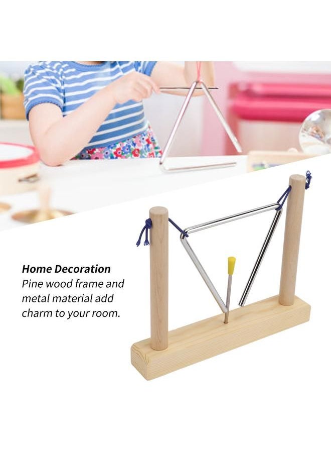 Arabest - Hand Percussion Triangle Musical Instrument with Pine Frame for Performance Playing - Image 1