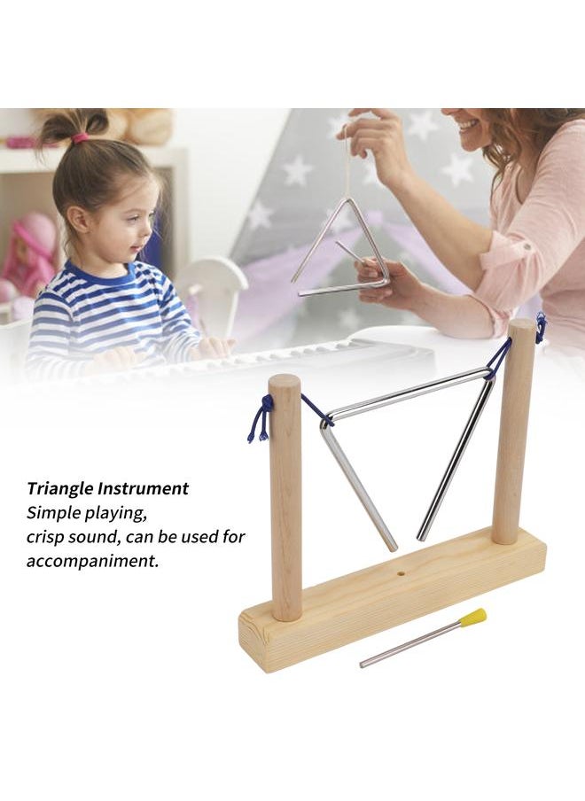 Arabest - Hand Percussion Triangle Musical Instrument with Pine Frame for Performance Playing - Image 1