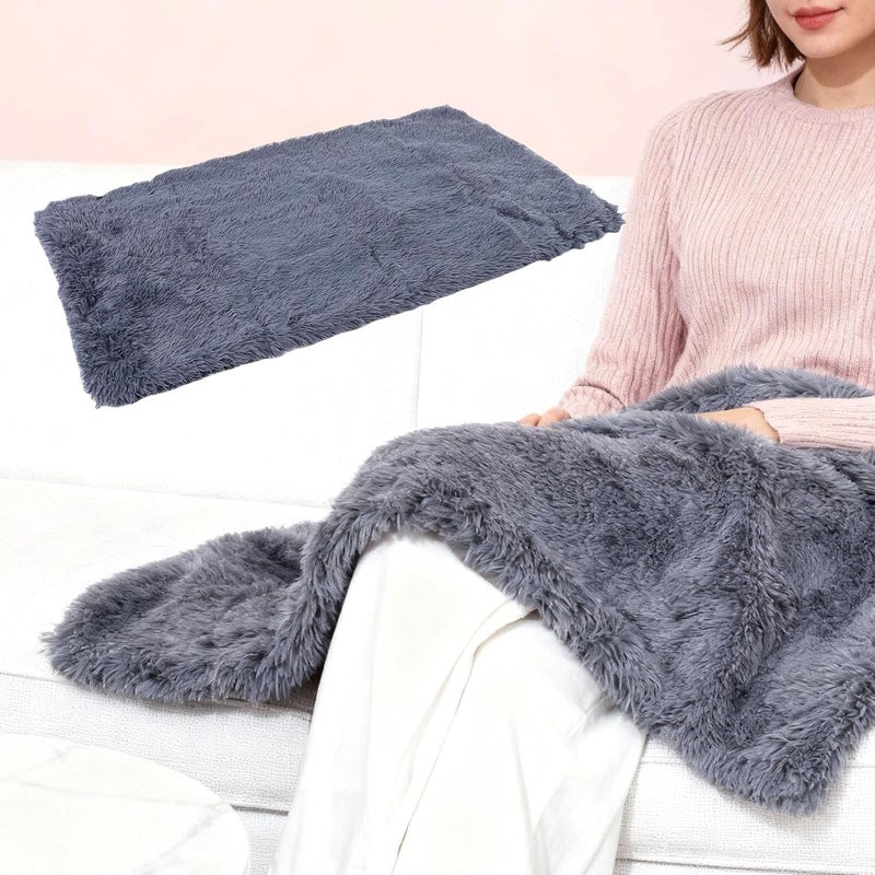 Drfeify Heated Blanket, Wearable Electric Heated Shawl, Soft Velvet Fabric, 3 Temperature Settings and Timer, Portable for Home Office and Outdoor Use - Image 3