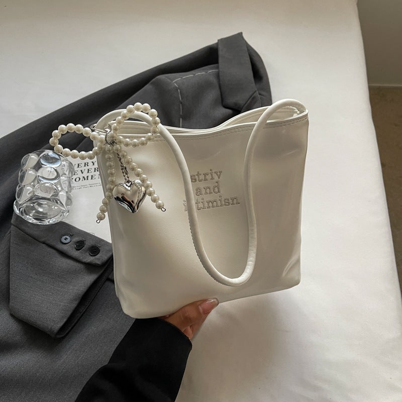 High-Grade Red Small Bag Women'S Summer Popular All-Match One-Shoulder Underarm Bag Handbag Bucket Bag - Image 1