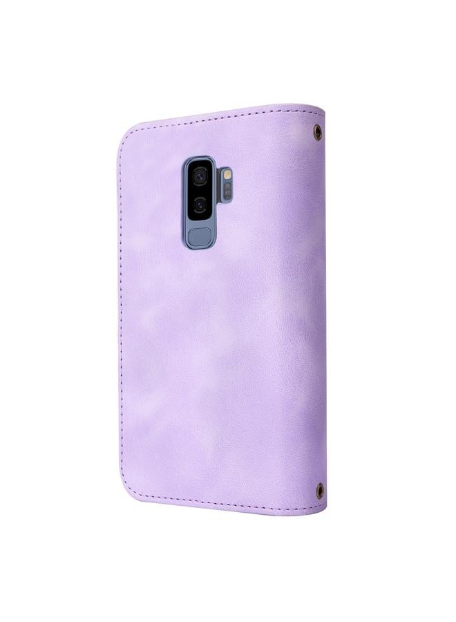 S-TOP Case For Samsung Galaxy S9+ Multifunctional Card Slot Zipper Wallet Leather Phone Case - Image 3