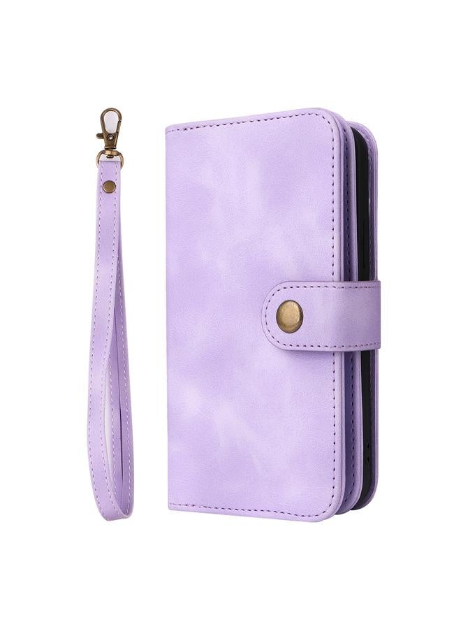 S-TOP Case For Samsung Galaxy S9+ Multifunctional Card Slot Zipper Wallet Leather Phone Case - Image 2