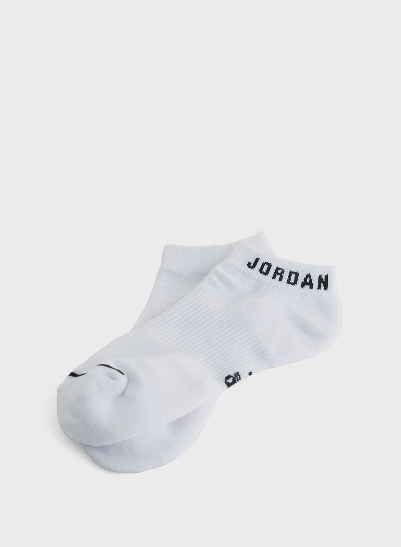 Jordan 3 Pack Everyday Cush Poly Crew Socks