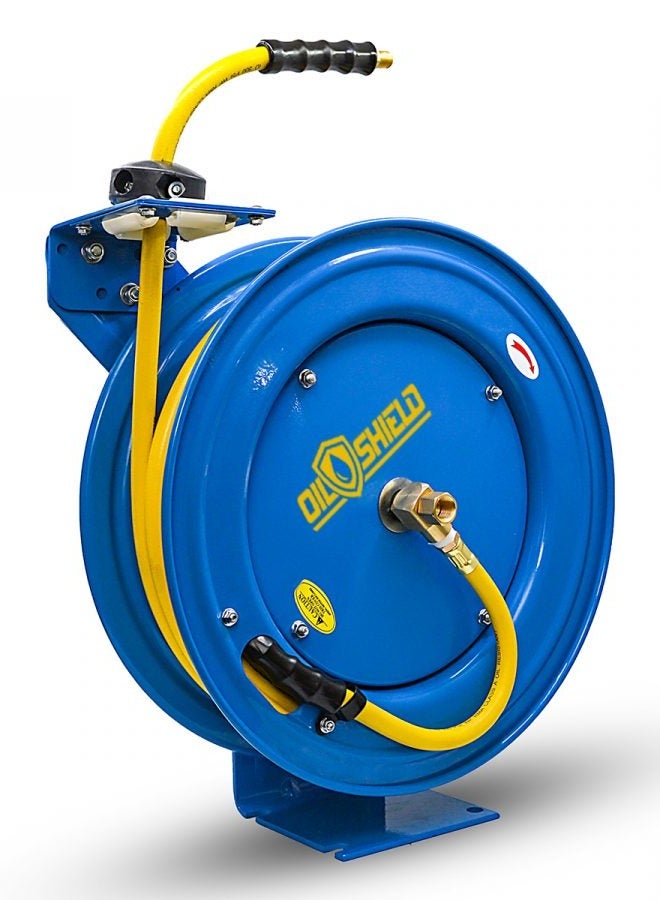 OILSHIELD Oil Shield Single Arm Hose Reel 10MM X 20M - Image 1