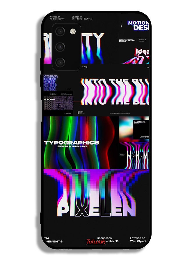 Tolwak Samsung Galaxy A03s Protective Case Cover Motion Design - Image 1