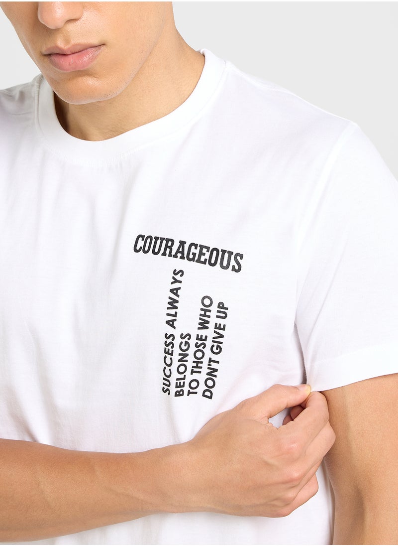 Seventy Five Basics Printed T-Shirt  - Image 3