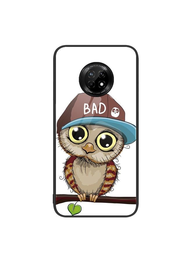 اس-توب جراب لهاتف Huawei Enjoy 20 Plus 5G، جراب هاتف زجاجي ملون مطلي - Image 1