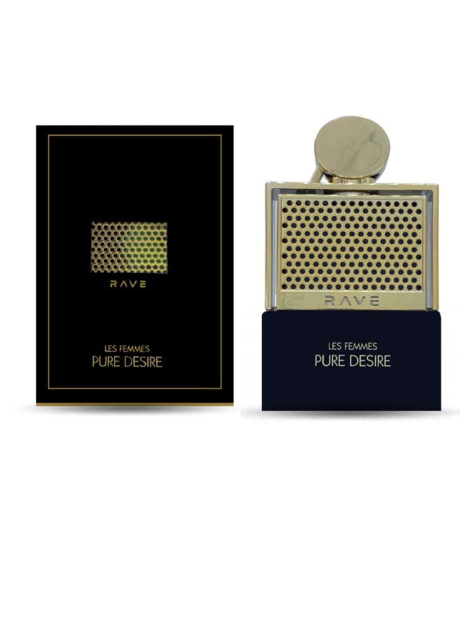 RAVE Pure Desire EDP 100ml - Luxurious, Captivating Fragrance for Both Men and Women - Image 1