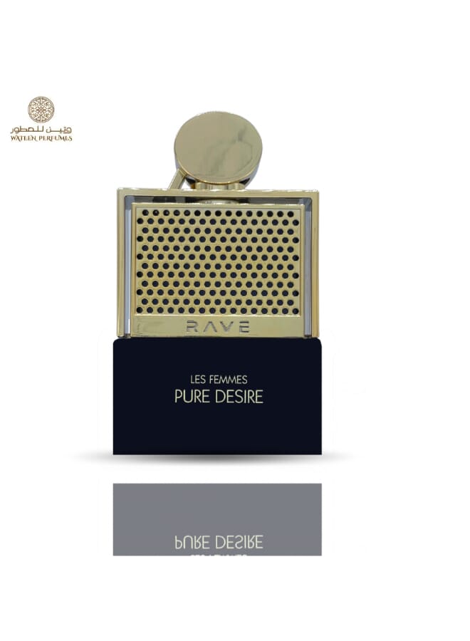 RAVE Pure Desire EDP 100ml - Luxurious, Captivating Fragrance for Both Men and Women - Image 4