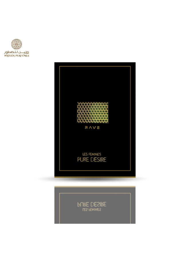 RAVE Pure Desire EDP 100ml - Luxurious, Captivating Fragrance for Both Men and Women - Image 5