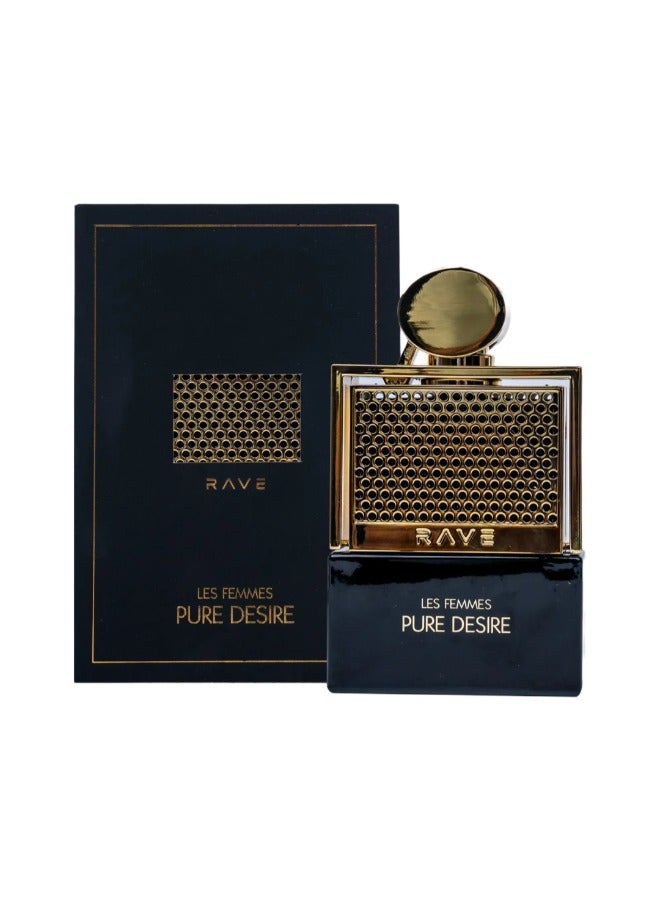 RAVE Pure Desire EDP 100ml - Luxurious, Captivating Fragrance for Both Men and Women - Image 2