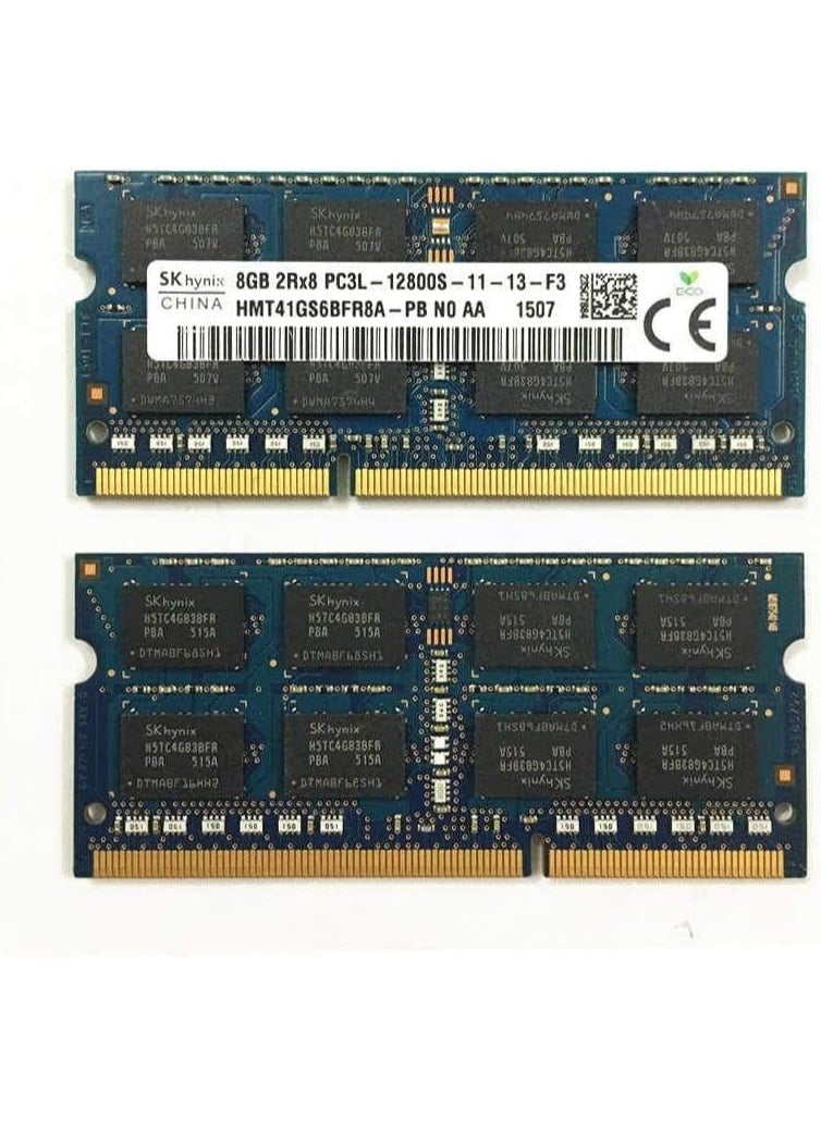 Hynix SK hynix 8GB 2Rx8 PC3L-12800S DDR3L Laptop RAM - 12800 Speed, 204-Pin SODIMM, Low Voltage Memory Module  - Image 2