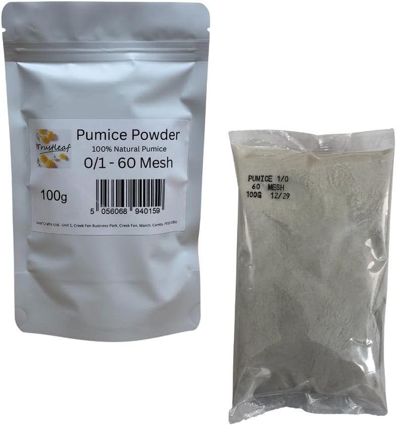 100g Bag of Pumice PowderGranules Exfoliant BodyFacial Scrub 60 Mesh