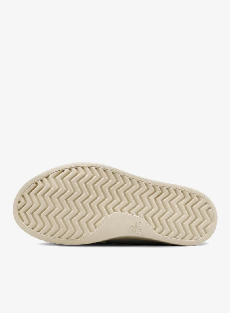 Duozoulu Ivory Sierra Lane Faux Leather Sneaker  | Best Price UAE