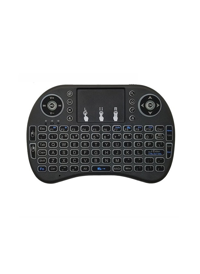Generic - I8 Mini Wireless Keyboard 2.4G Air Mouse Remote Touchpad استخدم بطارية جافة للوحة المفاتيح اللاسلكية Android TV Box PC - Image 1