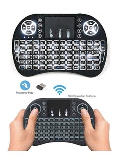 Generic I8 Mini Wireless Keyboard 2.4G Air Mouse Remote Touchpad استخدم بطارية جافة للوحة المفاتيح اللاسلكية Android TV Box PC  - Image 5