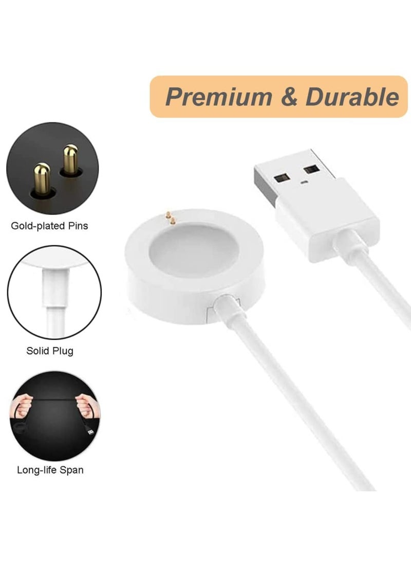 Charger for Fossil Gen 6/Gen 5/Gen 5E/Gen 4 Charging Cable for Michael Kors Gen 4 5 5E 6 Smart Watch (3.3ft/1m White)  - Image 4
