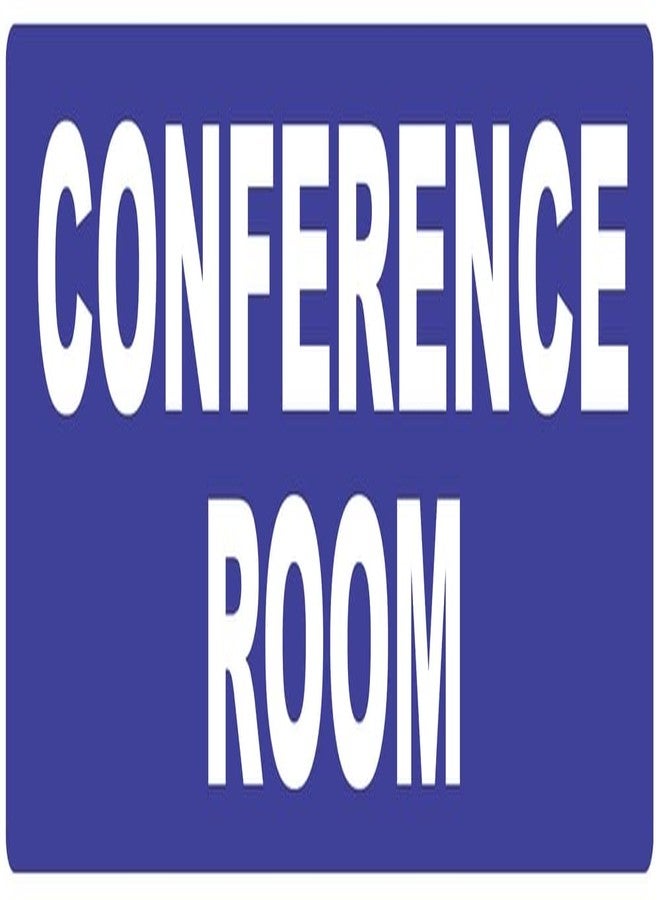 VAAIMAI Conference Room Sign Board 12X4 Inch Blue, Pack of 1 - Image 1