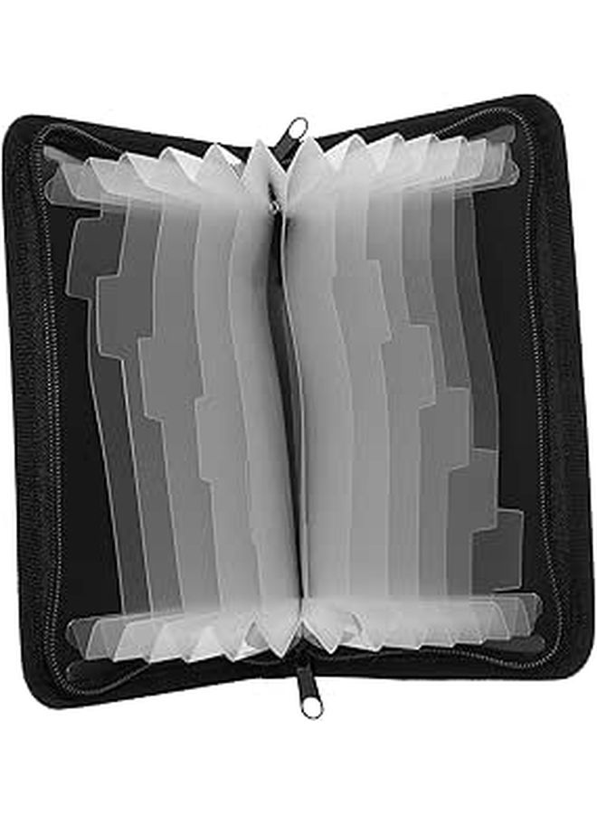 A6 Zipper Accordion File Organizer Multi Layer Folder For Receipts Bills And Travel - Image 1