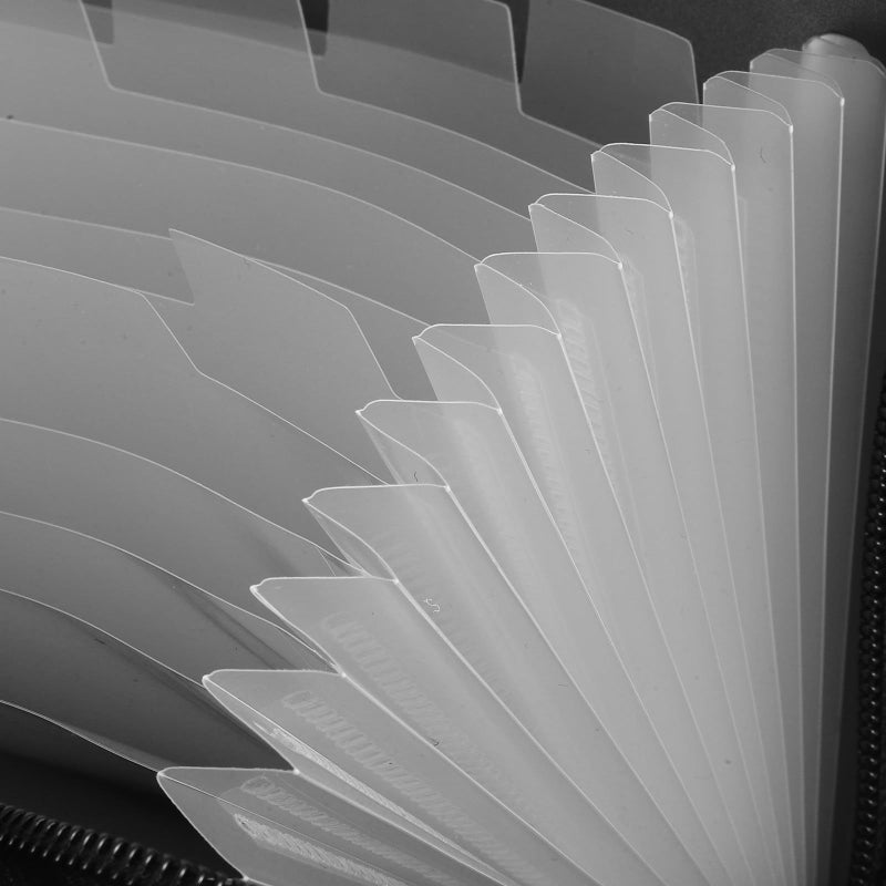 A6 Zipper Accordion File Organizer Multi Layer Folder For Receipts Bills And Travel - Image 4