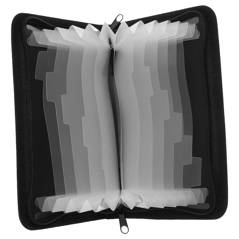A6 Zipper Accordion File Organizer Multi Layer Folder For Receipts Bills And Travel - Image 2