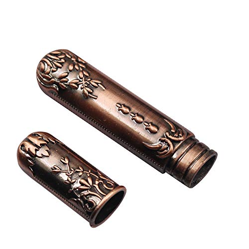 Flrhsjx Needle Storage Sewing Needles Holder Portable Sewing Storage Case Embroidery Needle Storage Case Box for Hand Sewing Needle Storage Vintage Needle Case DIY Sewing Tools (red Copper) - Image 4