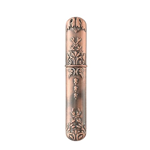 Flrhsjx Needle Storage Sewing Needles Holder Portable Sewing Storage Case Embroidery Needle Storage Case Box for Hand Sewing Needle Storage Vintage Needle Case DIY Sewing Tools (red Copper) - Image 1