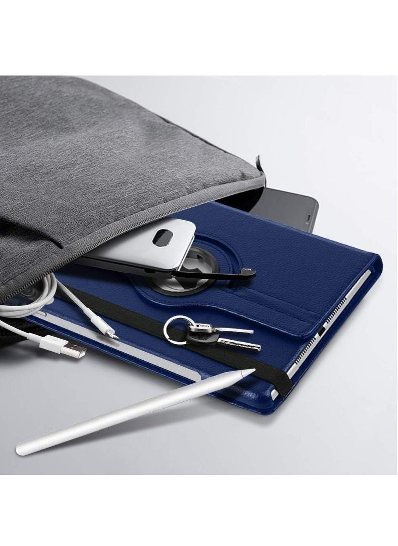 TIGER Case Compatible with iPad Pro 12.9" (2015-2017), [Wallet Case] Shockproof PU Leather Book Style Flip Folio 360° Rotating Total Protection Cover With Auto Wake/Sleep - Image 4