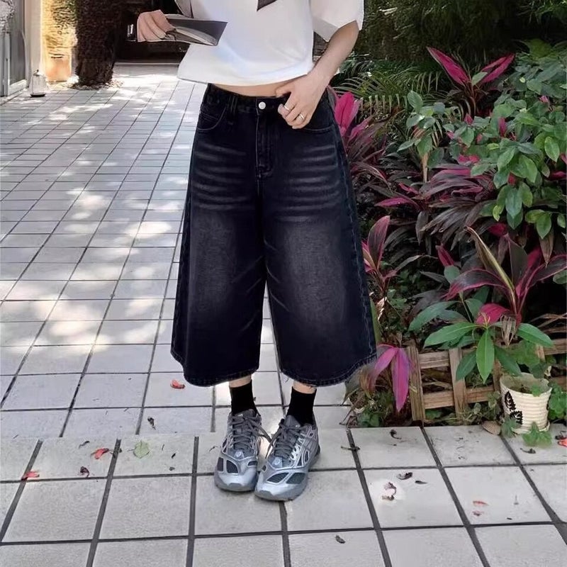 Unisex Classic Denim Jeans Loose Fit Daily Outdoor Wear - Image 3
