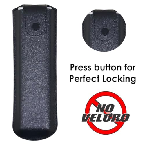 Zaoma Protective Case PU Leather Cover Holder Compatible for AC Remote Model No:. 272 Compatible for Hitachi Air conditioner and suitable for Split and window AC Remote Control Protective Case (Black) - Image 3