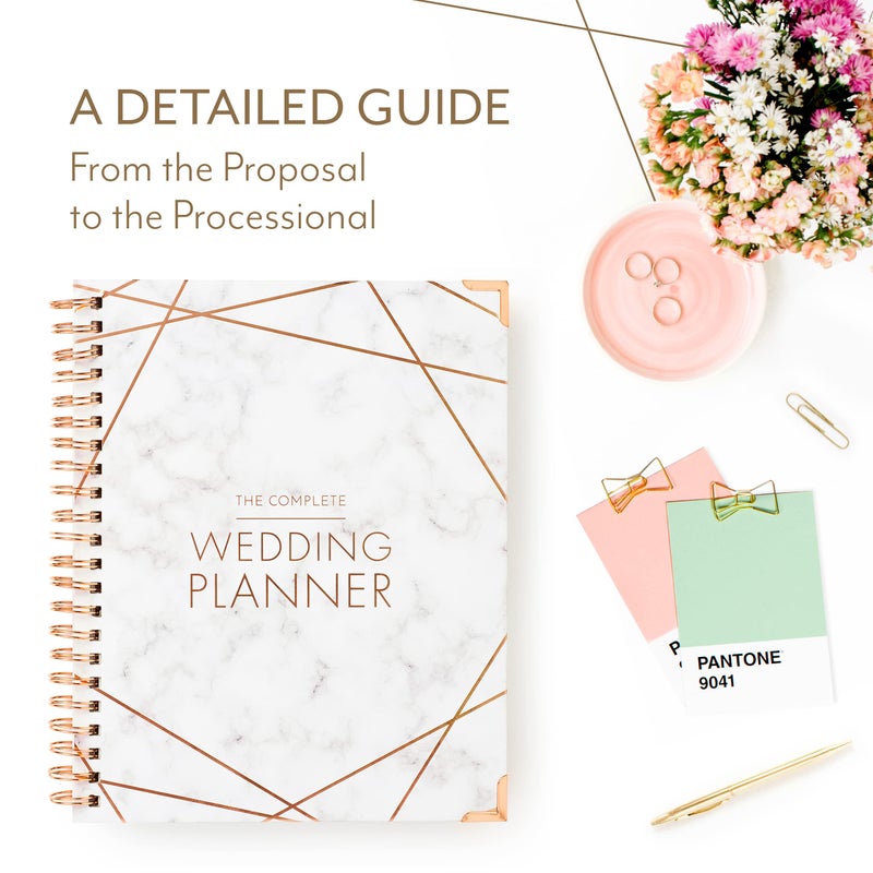 Your Perfect Day Wedding Planner for Bride - Wedding Planning Book and Organizer, Bridal Wedding Planner Book & Binder with Wedding Countdown Calendar (MARBLED) - Image 3