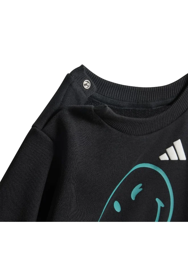adidas بدلة رياضية للأطفال من آي سمي لون أسود