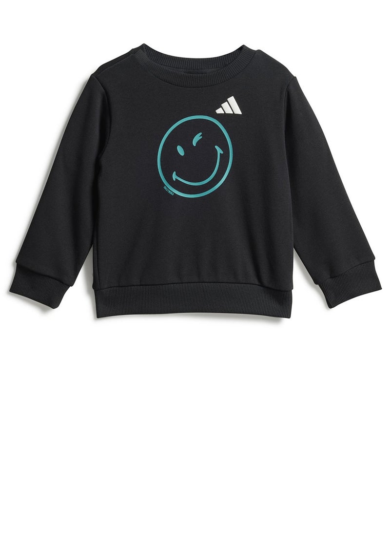 adidas بدلة رياضية للأطفال من آي سمي لون أسود - Image 2