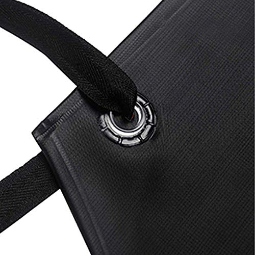 Lchkrep Men's Waterproof Apron Black, Lightweight Vinyl Rubber for Dishwashing, Butcher, Dog Grooming, Fish Cleaning Industrial, 43"x29" Heavy Duty (Black-2pack) - Image 5