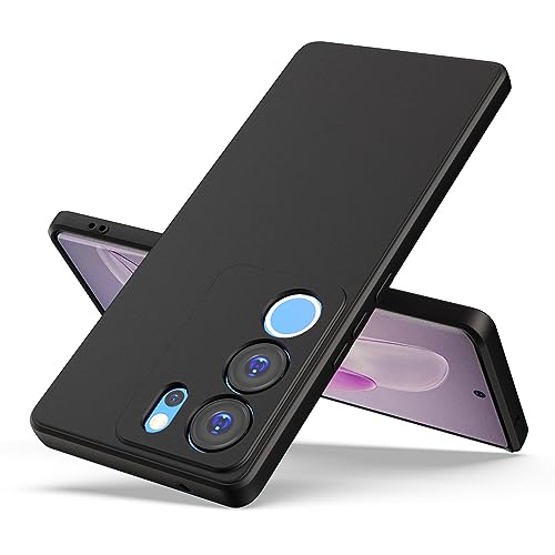 Kapa Matte Protective Lens Flexible Back Cover for VIvo V29 / V29 PRO (5G) | Slim Silicone with Soft Lining Shockproof Full Body Bumper Case (Black) - Image 5