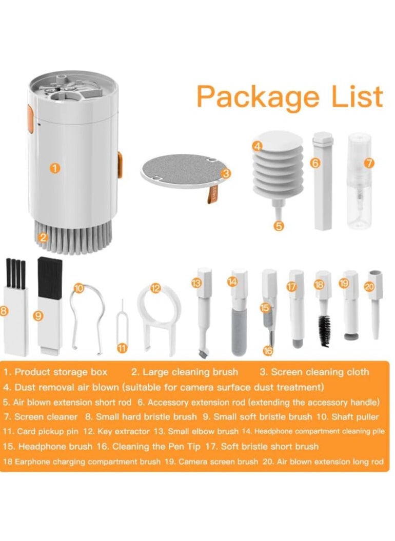 Generic 20 in 1 Multifunctional Electronics Cleaning Kit 2024 New Upgrade Cleaner Keyboard Cleaner Kit Airpod Pro Cleaning Pen Brush Tools for Earbuds/MacBook/Headphone/Earphones/iPad/iPhone  - Image 5