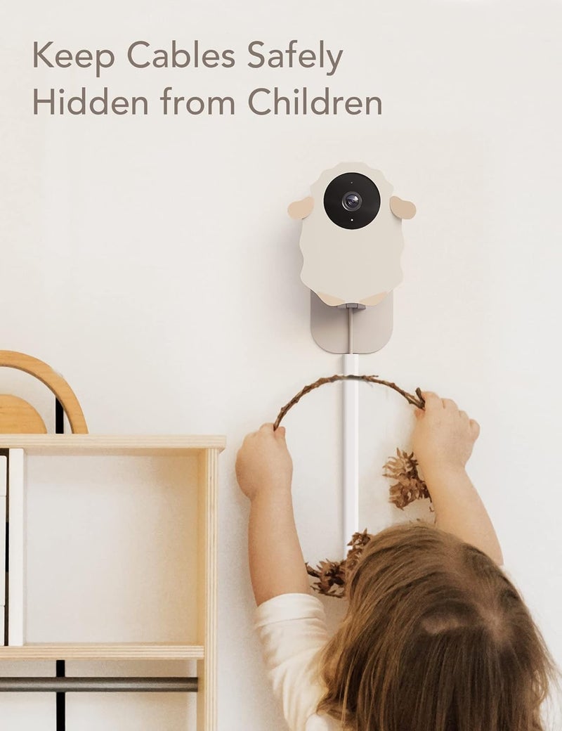 nooie Baby Monitor with Crying Detection Camera and Audio 1080P Night Vision Motion and Sound Detection 24G WiFi Home Security Camera for Baby Nanny Elderly and Pet Monitoring Works with Alexa - Image 5