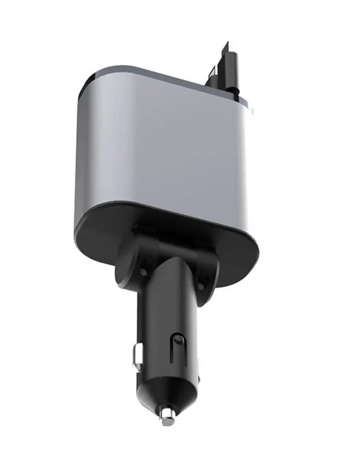 شاحن سيارة سريع 4 منافذ محول شاحن سيارة شحن سريع للسيارة - Image 3