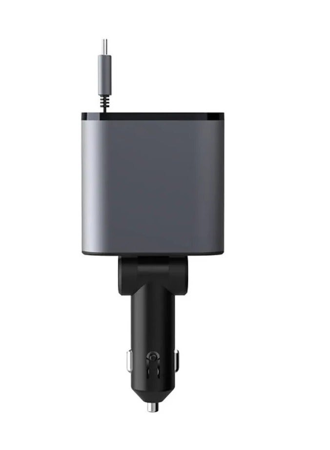 شاحن سيارة سريع 4 منافذ محول شاحن سيارة شحن سريع للسيارة - Image 4