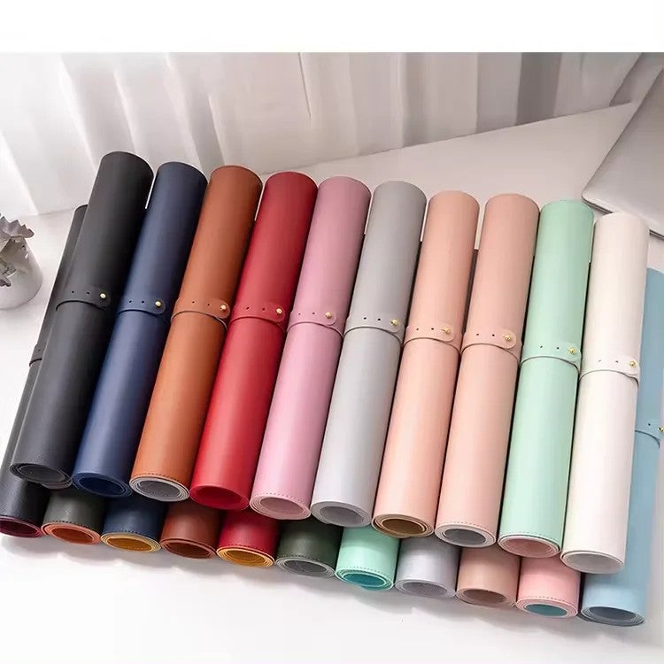 Y&D PU Leather Desk Pad - Large Waterproof Anti-Slip Mouse Pad for Laptop Computer Keyboard Mice, Home Office Writing Mat Table Protector - Image 3