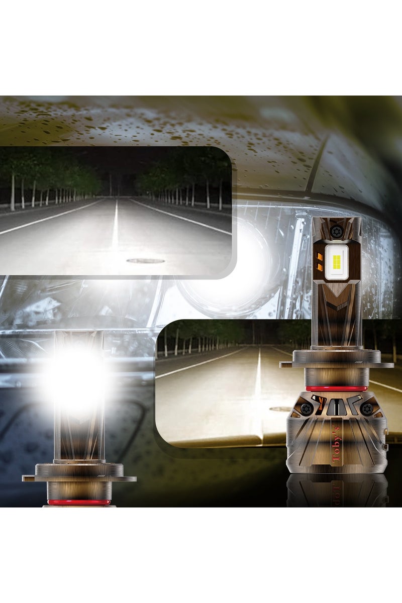 Toby's XT65 H4/H19 2 Pieces Car- Dual LED Headlight Original 65W/piece Power 6500/piece Lumens With Color Temperature 6500K - Image 5