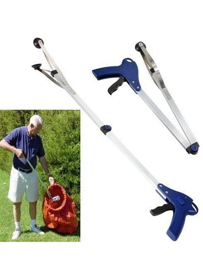 CHHELL Foldable Easy Reach Pick Up Reaching Claw Long Arm Gripper Grabber Helping Hand Tool - Image 5