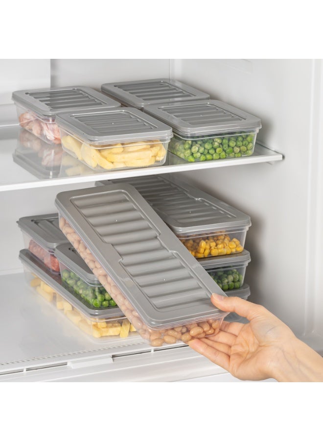 حافظة طعام بلاستيكية 1170 مل Fresh Box، مقاومة للتجميد العميق Deep Freeze، BPA Free آمنة من المواد الضارة، بغطاء محكم الغلق Airtight Lid لحفظ الطعام طازجًا، مناسبة لتحضير الوجبات Meal Prep، وجبات الغداء Lunch، بقايا الطعام Leftovers، للاستخدام في الميكروويف Microwave، والفرن Oven، والفريزر Freezer، وغسالة الصحون Dishwasher، حافظة طعام بلاستيكية قوية، متعددة الاستخدامات، مناسبة للمكتب Office، للمنزل Home، وللسفر Travel، خفيفة الوزن Compact، سهلة التنظيف Easy Clean، مقاومة الروائح، مثالية لحفظ الفواكه Fruit والخضار Vegetables واللحوم Meat والأسماك Fish والمأكولات الجاهزة Ready Meals، تصميم عملي Practical Design مع أغطية محكمة ومقاومة للتسرب Leakproof - Image 4