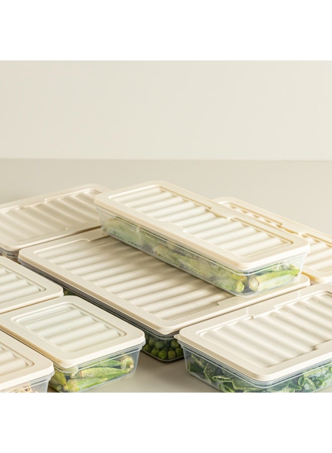 حافظة طعام بلاستيكية 1170 مل Fresh Box، مقاومة للتجميد العميق Deep Freeze، BPA Free آمنة من المواد الضارة، بغطاء محكم الغلق Airtight Lid لحفظ الطعام طازجًا، مناسبة لتحضير الوجبات Meal Prep، وجبات الغداء Lunch، بقايا الطعام Leftovers، للاستخدام في الميكروويف Microwave، والفرن Oven، والفريزر Freezer، وغسالة الصحون Dishwasher، حافظة طعام بلاستيكية قوية، متعددة الاستخدامات، مناسبة للمكتب Office، للمنزل Home، وللسفر Travel، خفيفة الوزن Compact، سهلة التنظيف Easy Clean، مقاومة الروائح، مثالية لحفظ الفواكه Fruit والخضار Vegetables واللحوم Meat والأسماك Fish والمأكولات الجاهزة Ready Meals، تصميم عملي Practical Design مع أغطية محكمة ومقاومة للتسرب Leakproof - Image 5